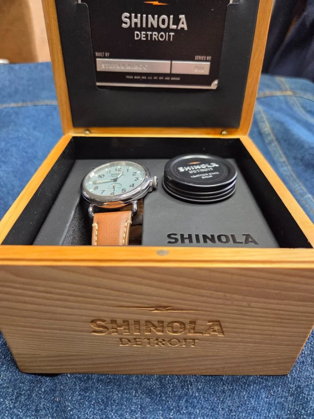 Shinola - Men's Runwell Argonite 1069 41mm Watch - NWT